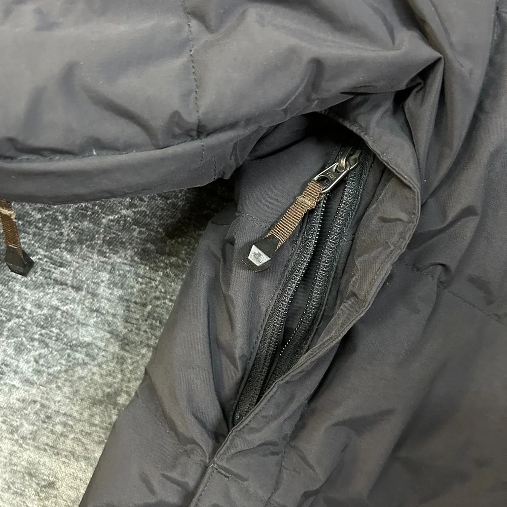The North Face Prodigy RECCO Ski Puffer Jacket Men's Black Hooded Winter - XL